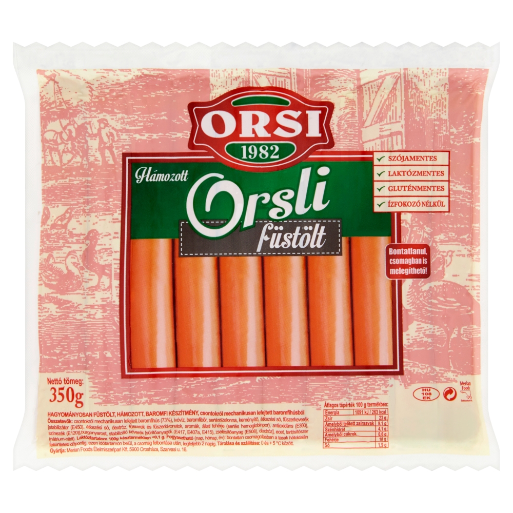 Füstölt Orsli 350g